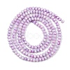Electroplate Rondelle Glass Beads Strands GL-T021-2x2.5mm-17-21-2