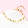 304 Stainless Steel Infinity Link Chain Bracelets BJEW-D458-05G-1