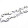 Natural Howlite Beads Strands X-G-O049-B-40-3