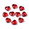 Transparent Spray Painted Glass Beads GGLA-S054-012A-02-1