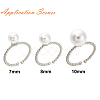 Brass Cup Peg Open Cuff Ring Settings KK-G518-02P-02-4