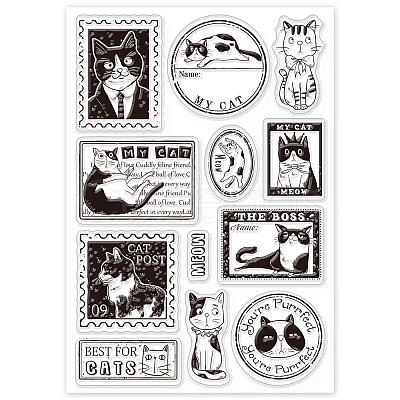 Custom PVC Plastic Clear Stamps DIY-WH0448-0005-1