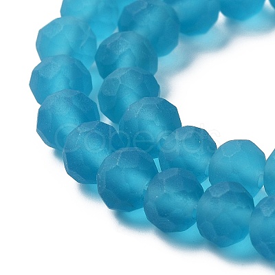 Transparent Glass Beads Strands EGLA-A034-T10mm-MD27-1