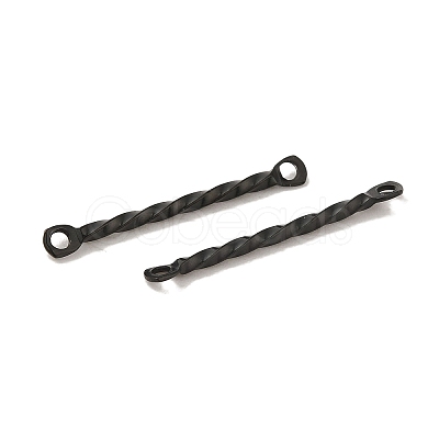 304 Stainless Steel Connector Charms STAS-Q323-02B-B-1