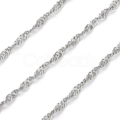 Tarnish Resistant 304 Stainless Steel Singapore Chains CHS-C010-04A-P-1