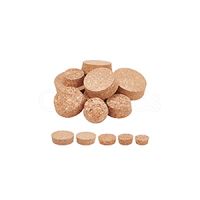 10Pcs 5 Styles Cork Bottle Stoppers AJEW-NB0006-07-1