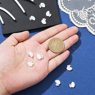10Pcs Natural Trochid Shell/Trochus Shell Beads SHEL-CJ0001-31-1