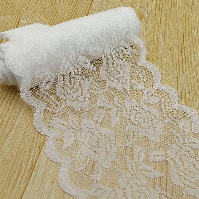 Polyamide Yarns Lace Ribbons DIY-WH0678-114C-1