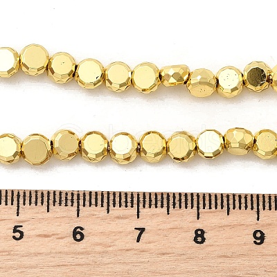 Electroplate Glass Beads Strands EGLA-F166-04A-1