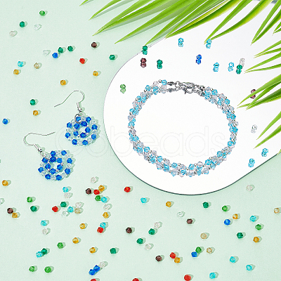 1300~1500Pcs 10 Colors Imitation Austrian Crystal Bicone Beads GLAA-PH0001-63-1