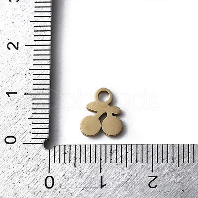 304 Stainless Steel Enamel Charms STAS-I338-01G-17-1
