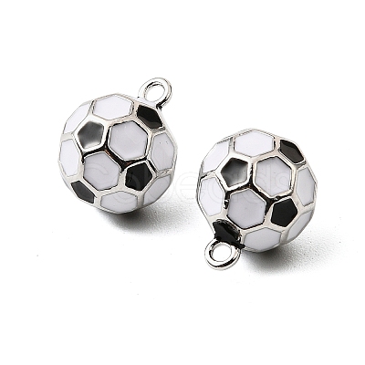 Brass Enamel Charms KK-K351-59P-1