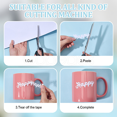 PVC Self-Adhesive Stickers DIY-WH0591-400B-1
