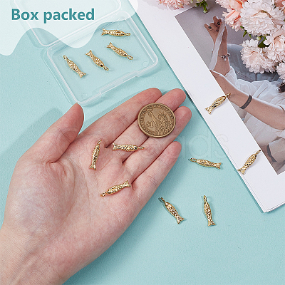 12Pcs Brass Pendants KK-BC0015-37-1