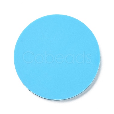 DIY Mother's Day Theme Flat Round Pendant Silicone Molds SIMO-H010-02G-1