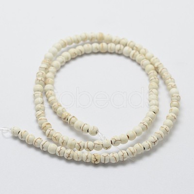 Synthetic Magnesite Bead Strands X-G-P228-43-4mm-1