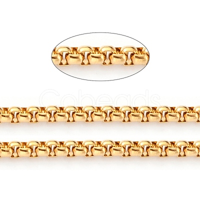 Ion Plating(IP) 304 Stainless Steel Box Chains CHS-B001-01G-1