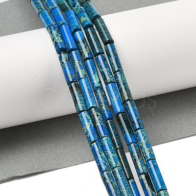 Dyed Natural Imperial Jasper Beads Strands G-H087-H01-01C-1