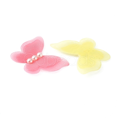 Butterfly Organza Ornaments AJEW-WH0079-F-M-1