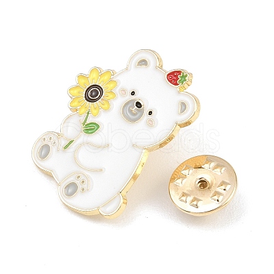 White Bear Enamel Pins LS-JEWB-I057-02KCG-01-1