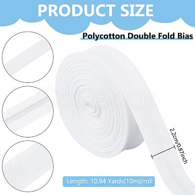 10M Polycotton Double Fold Bias Tape OCOR-BC0009-37B-1