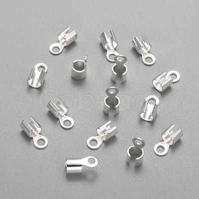 Brass Cord Ends X-KK-E182-S-1