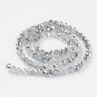 Electroplate Glass Beads Strands EGLA-A034-J10mm-M05-1