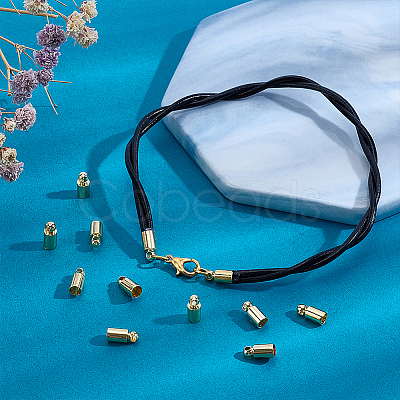 Brass Cord End FIND-PH0028-49A-G-1