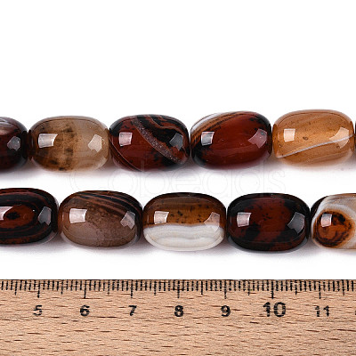 Natural Agate Beads Strands G-N356-02A-10-1