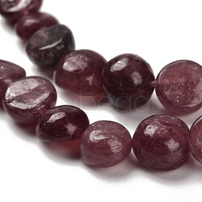 Natural Strawberry Quartz Beads Strands G-P497-01E-88-1