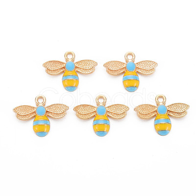 Alloy Enamel Pendants ENAM-S121-174C-RS-1