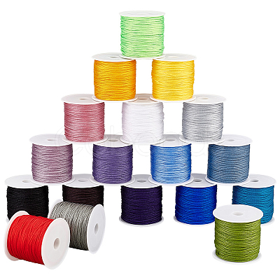 18 Rolls 18 Colors Chinlon Thread OCOR-PH0002-61-1