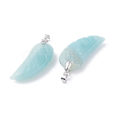 Natural Amazonite Pendants G-I314-01P-01-1