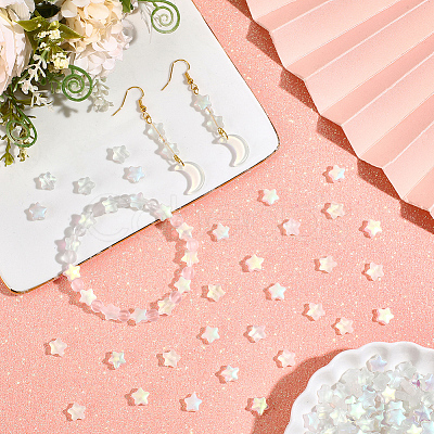 150Pcs Spray Painted Glass Beads GLAA-PA0001-83-1