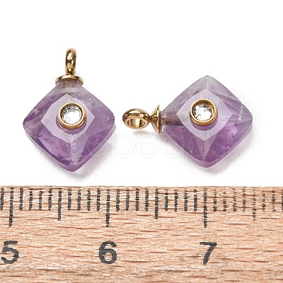 Natural Amethyst Pendants STAS-C184-14A-01-1
