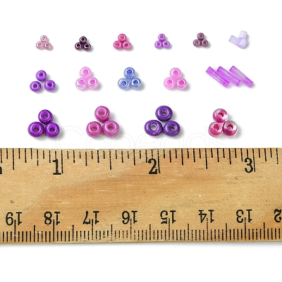 150G 15 Styles Baking Paint Glass Seed Beads SEED-FS0001-31B-1
