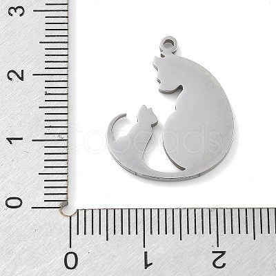 304 Stainless Steel Pendants STAS-I327-02P-01-1