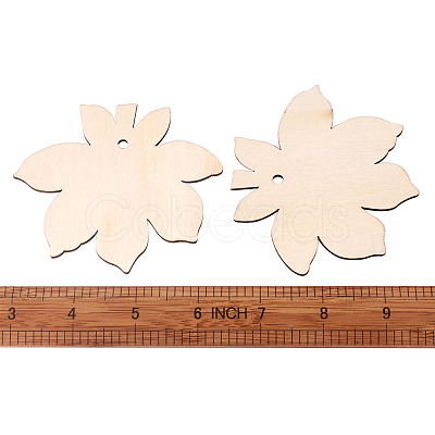 Undyed Wooden Big Pendant X-WOOD-TA0002-19-1