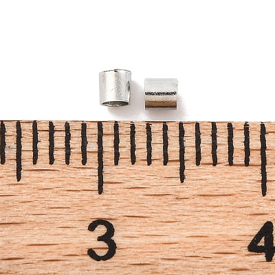 Brass Crimp Beads E003-1
