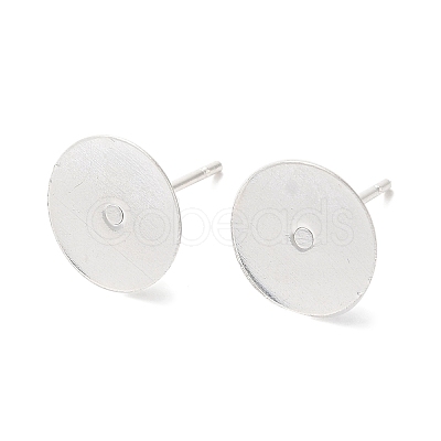 Brass Studs Earrings Finding KK-K383-05B-S-1
