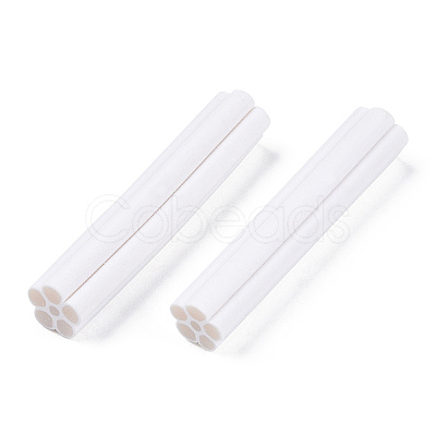 Luminous Handmade Five Petal Flower Polymer Clay Canes CLAY-T016-85G-1