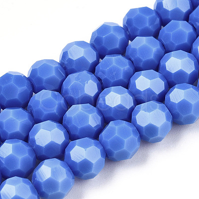 Opaque Glass Beads Stands X-EGLA-A035-P6mm-D07-1