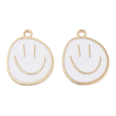 Alloy Enamel Pendants PALLOY-S192-03G-1