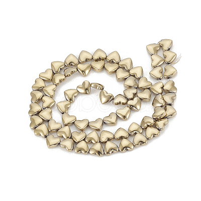 Electroplate Non-magnetic Synthetic Hematite Beads Strands G-T061-101H-1
