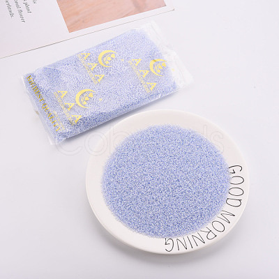 12/0 Imitation Jade Glass Seed Beads SEED-S049-B-003-1