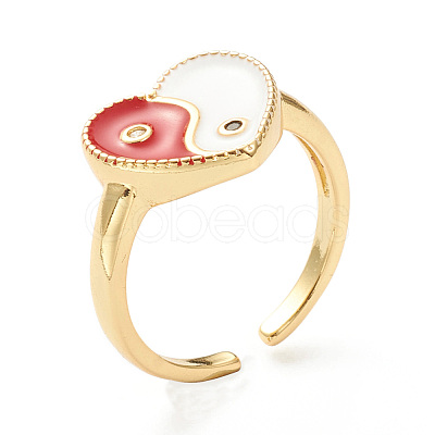 Brass Micro Pave Cubic Zirconia Finger Rings RJEW-P021-01H-1