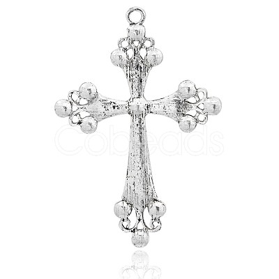 Alloy Rhinestone Big Pendants RB-J112-21AS-1
