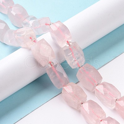 Natural Rose Quartz Beads Strands G-G765-24-1