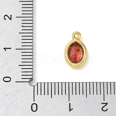 Brass Pave Cubic Zirconia Charms KK-CBA74BF-02G-1