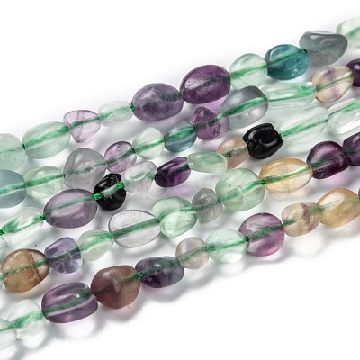 Natural Fluorite Beads Strands G-G018-62B-1